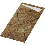 Duni Sacchetto® Tissue 8,5 x 19 cm wood, 500 Stk/Krt (5 x 100 Stk)