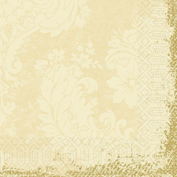 Tissue-Serviette 33 x 33 cm Royal Cream 3-lagig, 1000 Stk/Krt (4 x 250 Stk)