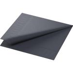 Tissue-Serviette 33 x 33 cm Schwarz 3-lagig, 1000 Stk/Krt (4 x 250 Stk)