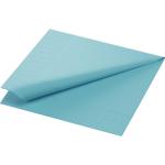 Tissue-Serviette 33 x 33 cm Mint Blue 3-lagig, 1000 Stk/Krt (4 x 250 Stk)