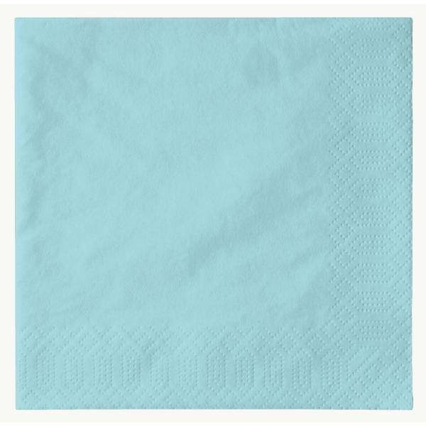 Tissue-Serviette 33 x 33 cm Mint Blue 3-lagig, 1000 Stk/Krt (4 x 250 Stk)