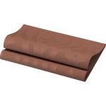 Duni Elegance®-Serviette Lily 48 x 48 cm Chestnut, 240 Stk/Krt (6 x 40 Stk)