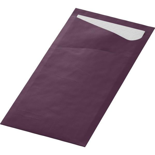 Duni Sacchetto® Tissue 8,5 x 19 cm Plum, 500 Stk/Krt (5 x 100 Stk)