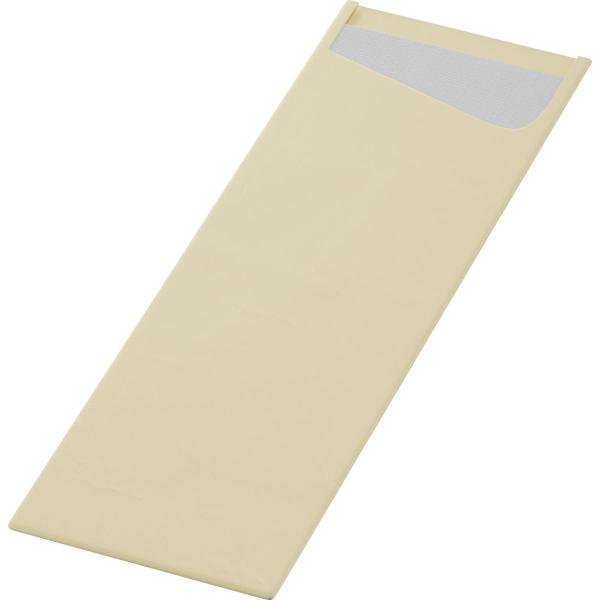 Duni Sacchetto® Slim Dunisoft® 7 x 23 cm Cream, 240 Stk/Krt (4 x 60 Stk)