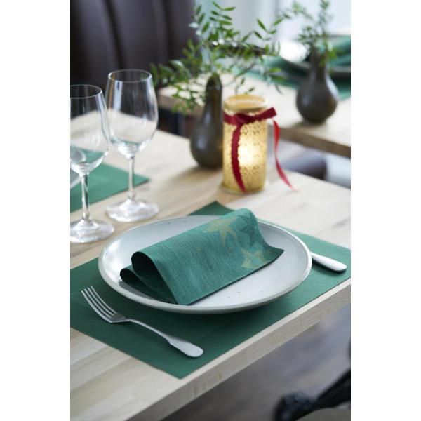 Dunicel®-Tischset 30 x 40 cm Linnea Dark Green, 500 Stk/Krt (1 x 500 Stk)