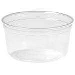 Deli-Schale Crystal 375 ml Transparent ungeteilt, 350 Stk/Krt (10 x 35 Stk)