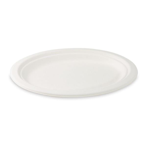 Teller (Zuckerrohr-Bagasse) oval 26 x 20 cm [50 St.]