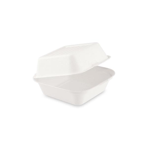 Burgerbox (Zuckerrohr-Bagasse) 152 x 150 x 78 mm [50 St.]