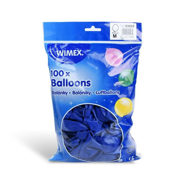 Luftballon dunkelblau Ø25cm `M` [100 St.]