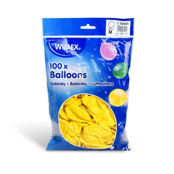 Luftballon gelb Ø25cm `M` [100 St.]