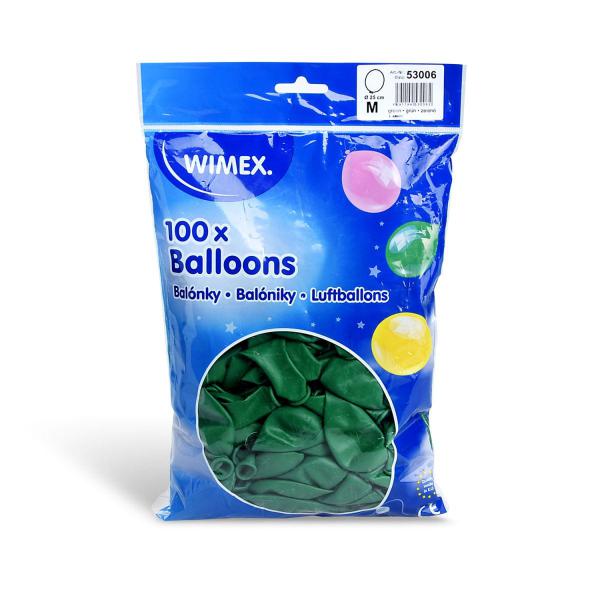 Luftballon waldgrün Ø25cm `M` [100 St.]