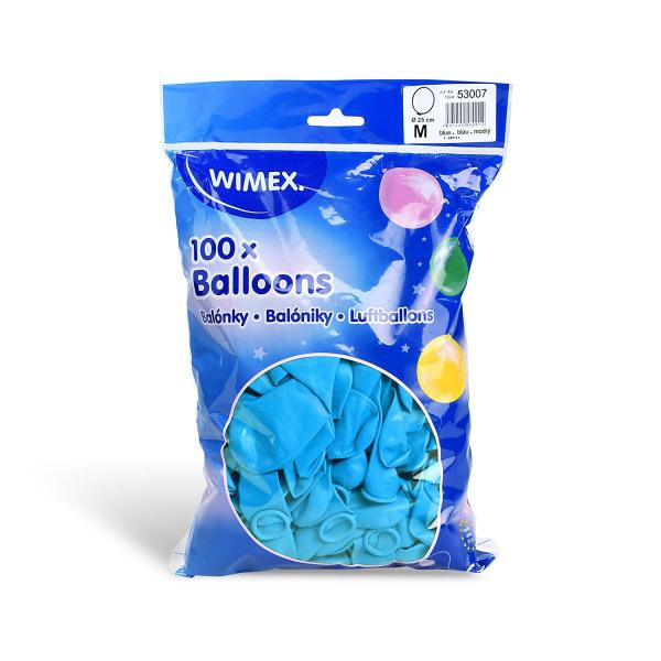 Luftballon himmelblau Ø25cm `M` [100 St.]
