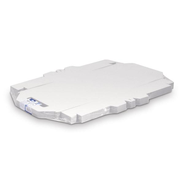 Tortenkarton (PAP) mit Henkel weiß 27 x 18 x 8 cm [50 St.]