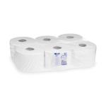 Toilettenpapier (FSC Mix) 2-lagig weiß `JUMBO` Ø20cm 200m 1050 Blatt [6 St.]