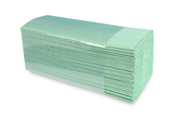 Papierhandtücher 1-lagig, 25x33cm, grün