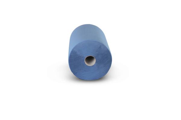 Industrierolle 37,5 cm, 3-lagig, recycling blau