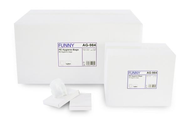 Hygienebeutel - poly, 25 Bags/Box, 8,5 x 12,4 x 1,2 cm 