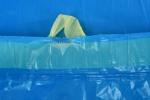 LDPE-Regenerat Zugbandsäcke, blau, Typ 60 extra, 120 l, 700 x 1.000+50 mm, ca. 120l