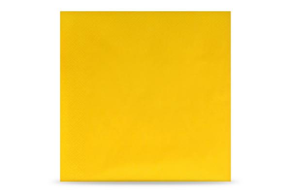 Servietten 3-lagig, 40 x 40cm, gelb