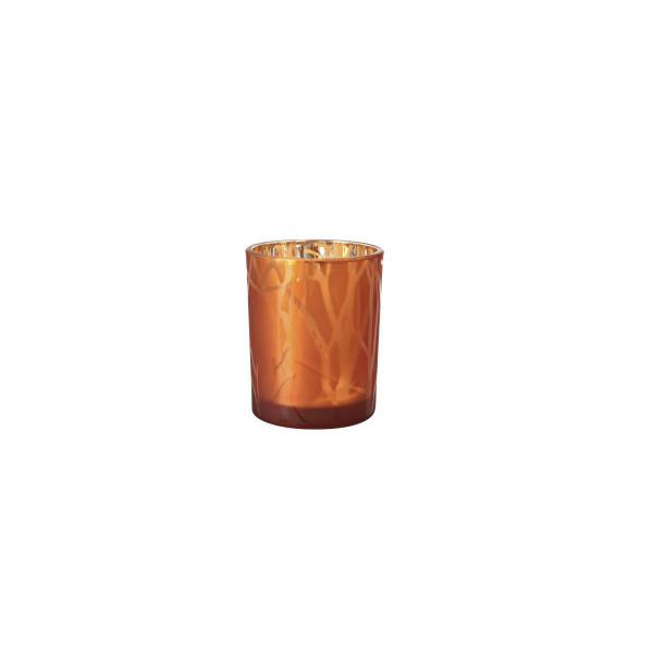 Kerzenhalter Shimmer 100 x Ø 80 mm Rust, 6 Stk/Krt (6 x 1 Stk)