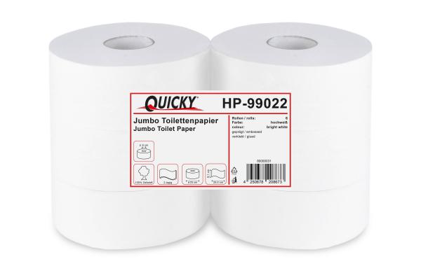 Jumbo Toilettenpapier, 2-lagig, Ø 25 cm