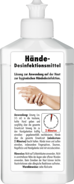  Handdesinfektionsmittel - 6 x 250 ml - PE Flasche 
