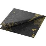 Tissue-Serviette 33 x 33 cm CELEBRATE BLACK 3-lagig, 1000 Stk/Krt (4 x 250 Stk)