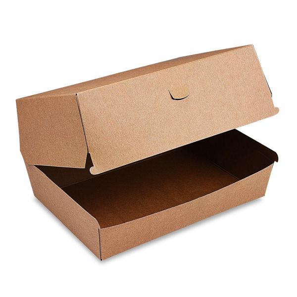 Burgerbox Plus (PAP FSC Mix) fettdicht kraft 195 x 135 x 100 mm [50 St.]