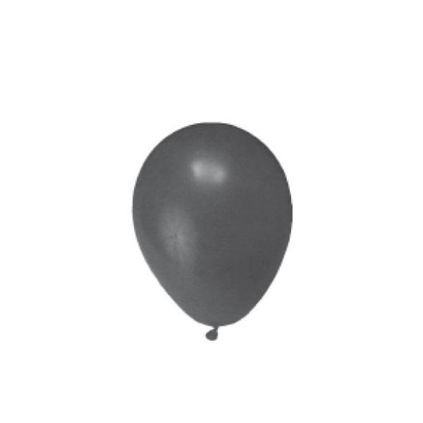 Luftballon schwarz Ø25cm `M` [10 St.]