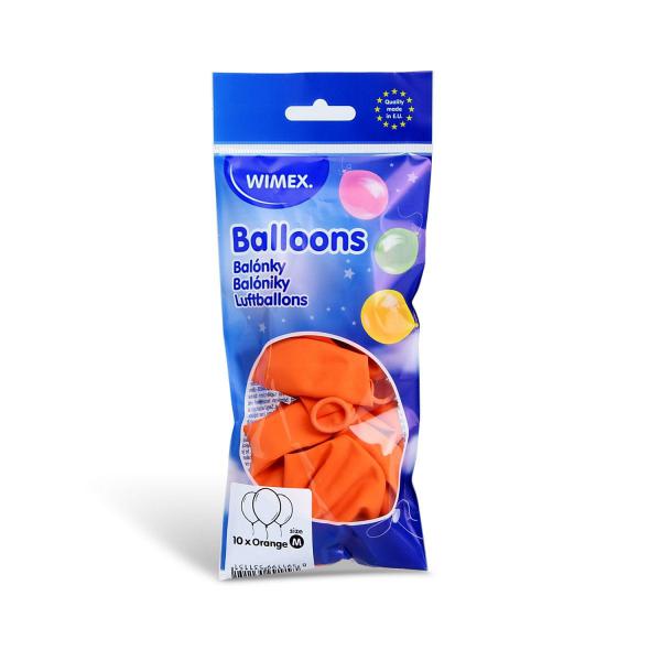 Luftballon orange Ø25cm `M` [10 St.]