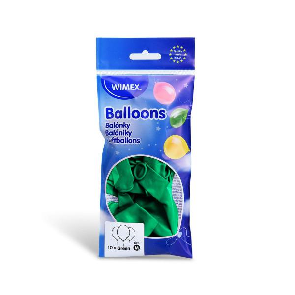Luftballon waldgrün Ø25cm `M` [10 St.]