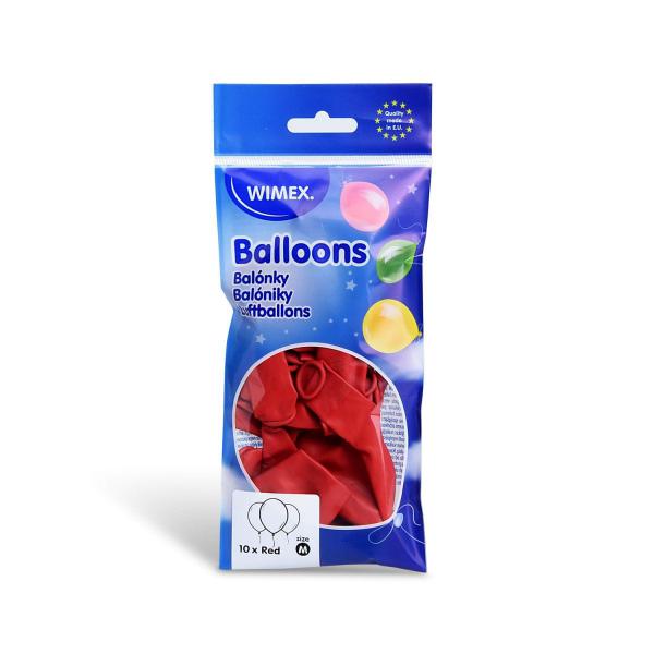 Luftballon rot Ø25cm `M` [10 St.]