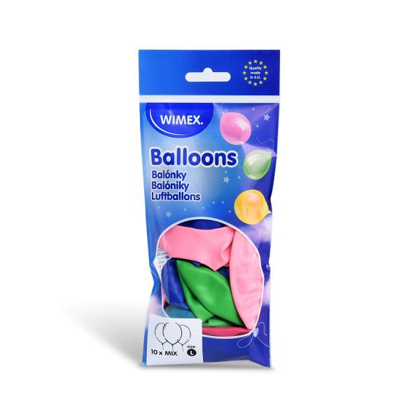 Luftballon bunt gemischt Ø30cm `L` [10 St.]