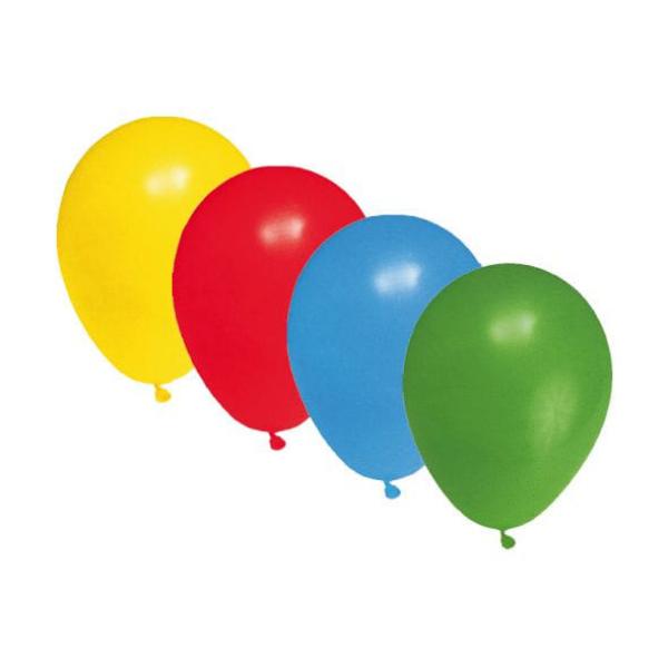 Luftballon bunt gemischt Ø20cm `S` [100 St.]