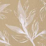 Tissue-Serviette 33 x 33 cm Eco Leaves 3-lagig, 1000 Stk/Krt (4 x 250 Stk)