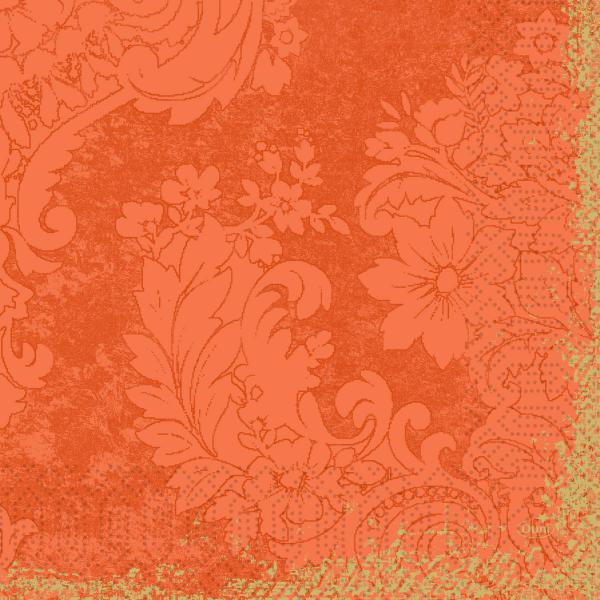 Tissue-Serviette 33 x 33 cm Royal Sun Orange 3-lagig, 1000 Stk/Krt (4 x 250 Stk)