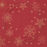 Tissue-Serviette 33 x 33 cm Star Shine Red 3-lagig, 1000 Stk/Krt (4 x 250 Stk)