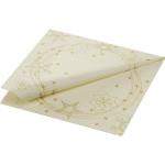 Tissue-Serviette 33 x 33 cm Star Shine Cream 3-lagig, 500 Stk/Krt (10 x 50 Stk)