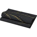 Dunisoft® Serviette 40 x 40 cm Golden Stardust Black, 360 Stk/Krt (6 x 60 Stk)