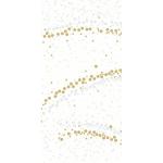 Dunisoft® Serviette 40 x 40 cm Golden Stardust White, 720 Stk/Krt (12 x 60 Stk)