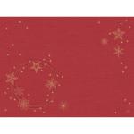 Dunicel®-Tischset 30 x 40 cm Star Shine Red, 500 Stk/Krt (5 x 100 Stk)