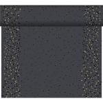 Dunicel® Tête-à-Tête-Tischläufer 0,4 x 24 m Golden Stardust Black, 4 Stk/Krt (4 x 1 Stk)