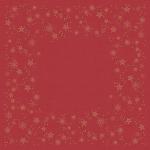 Dunisilk®-Mitteldecke 84 x 84 cm Star Shine Red, 100 Stk/Krt (5 x 20 Stk)