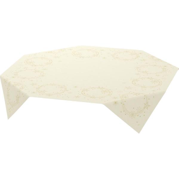 Dunisilk®-Mitteldecke 84 x 84 cm Star Shine Cream, 100 Stk/Krt (5 x 20 Stk)