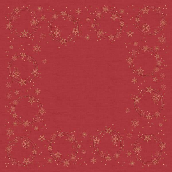 Dunicel® Mitteldecke 84 x 84 cm Star Shine Red, 100 Stk/Krt (5 x 20 Stk)