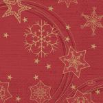 Tissue-Serviette 24 x 24 cm Star Shine Red 3-lagig, 2000 Stk/Krt (8 x 250 Stk)