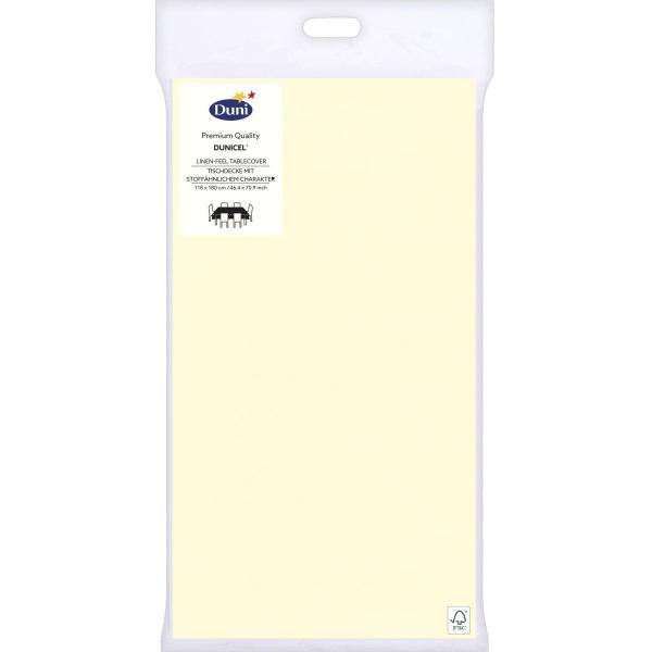 Dunicel® Tischdecke 118 x 180 cm Cream, 10 Stk/Krt (10 x 1 Stk)