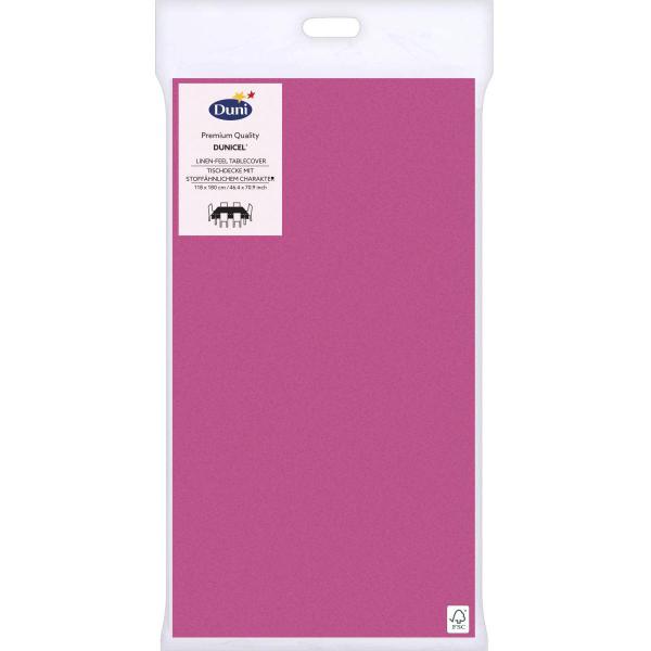 Dunicel® Tischdecke 118 x 180 cm Fuchsia, 10 Stk/Krt (10 x 1 Stk)