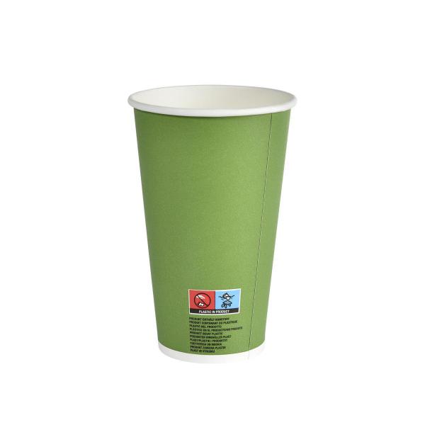 Bio Pappbecher 50 cl Green, 120 Stk/Krt (12 x 10 Stk)