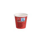 Bio Pappbecher 6 cl Red, 240 Stk/Krt (12 x 20 Stk)